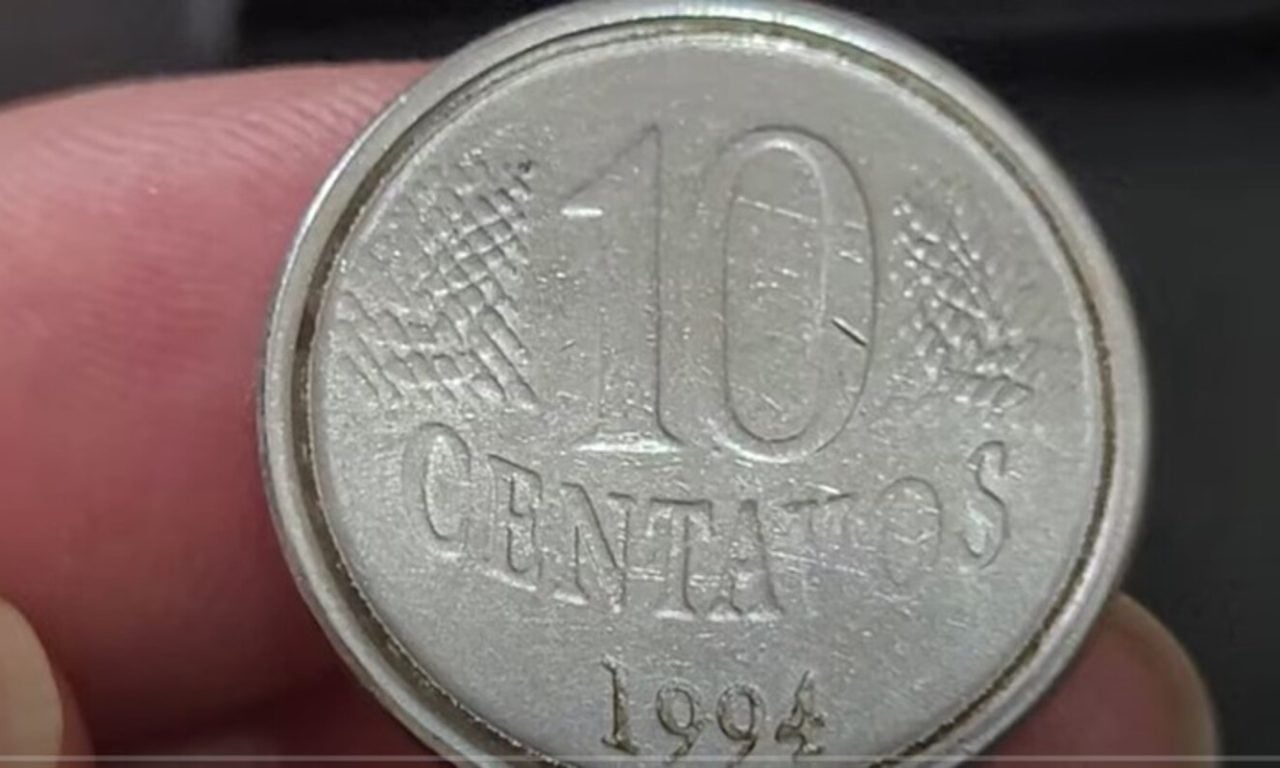 De olho na carteira: moeda de 10 centavos pode valer até R$ 300