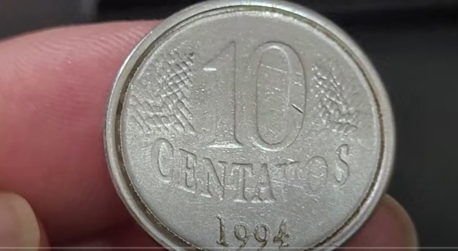 De olho na carteira: moeda de 10 centavos pode valer até R$ 300