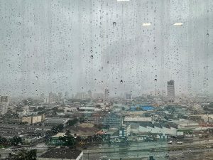 Chuva em Anápolis aérea, tempestade