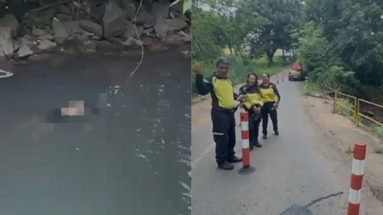 Corpo é encontrado flutuando no córrego Botafogo, em Goiânia