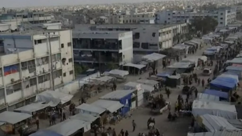 Ruas de Gaza durante o cessar fogo. (Foto: Reprodução)