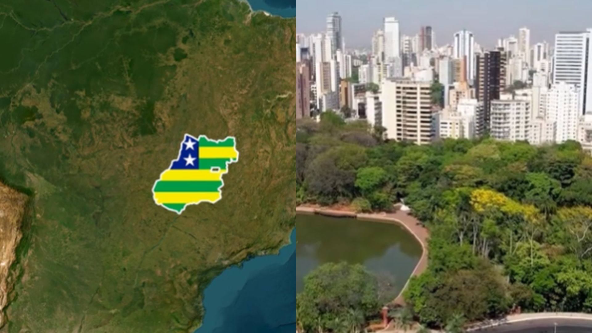 Maior que a Finlândia: vídeo mostra como Goiás seria se fosse um país