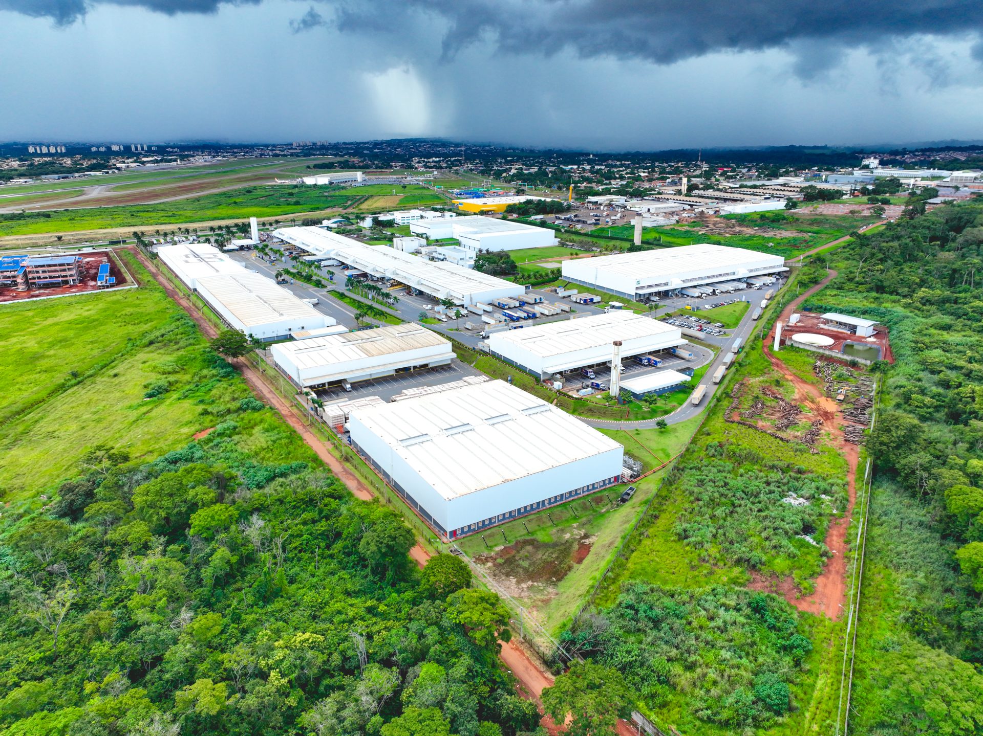 Com investimento de R$ 93 milhões, novo complexo logístico está em construção em Goiânia