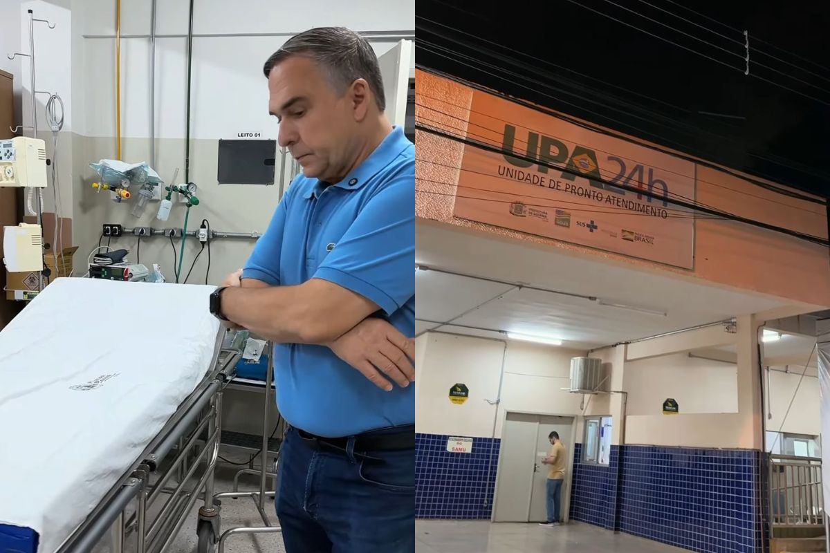 Sandro Mabel visita UPA de Goiânia durante a madrugada e avisa: “assim não dá”