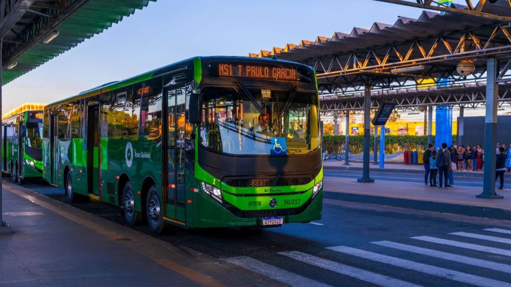 Ônibus de transporte coletivo da empresa Rápido Araguaia. (Foto: Divulgação)