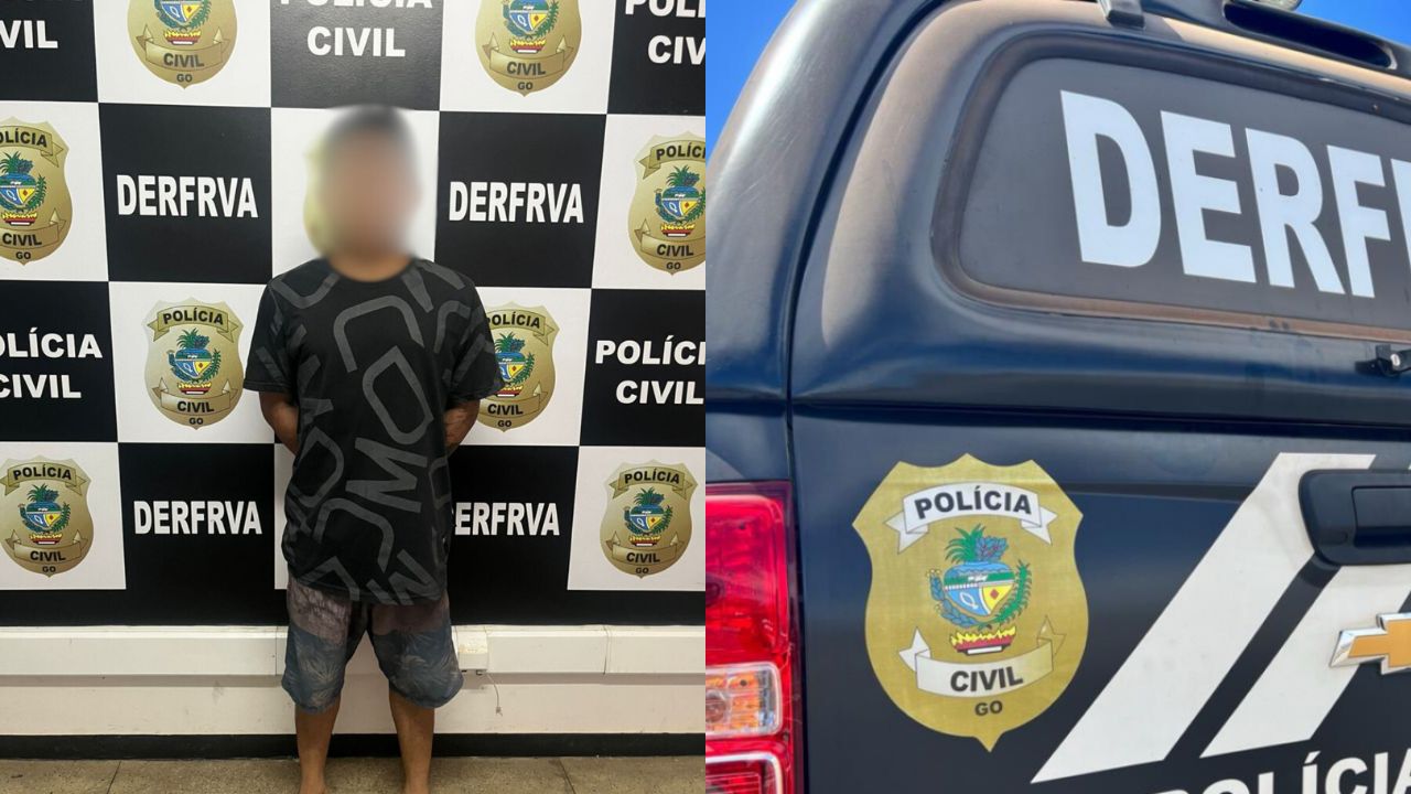 Preso homem que fingiu ser passageiro para roubar veículo de motorista de app, em Aparecida de Goiânia