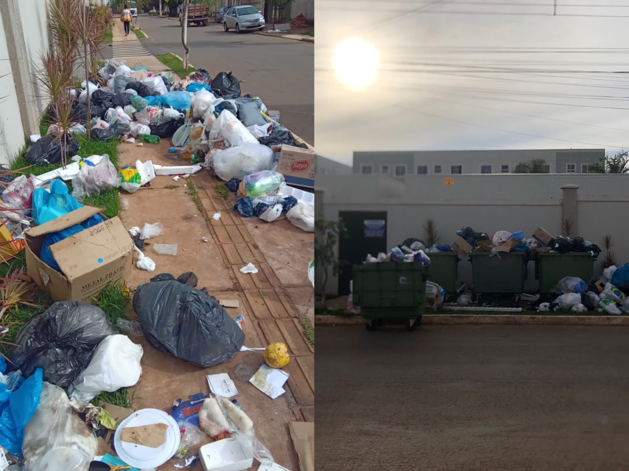 Moradores do Bairro de Lourdes denunciam estar há mais de 10 dias sem coleta de lixo