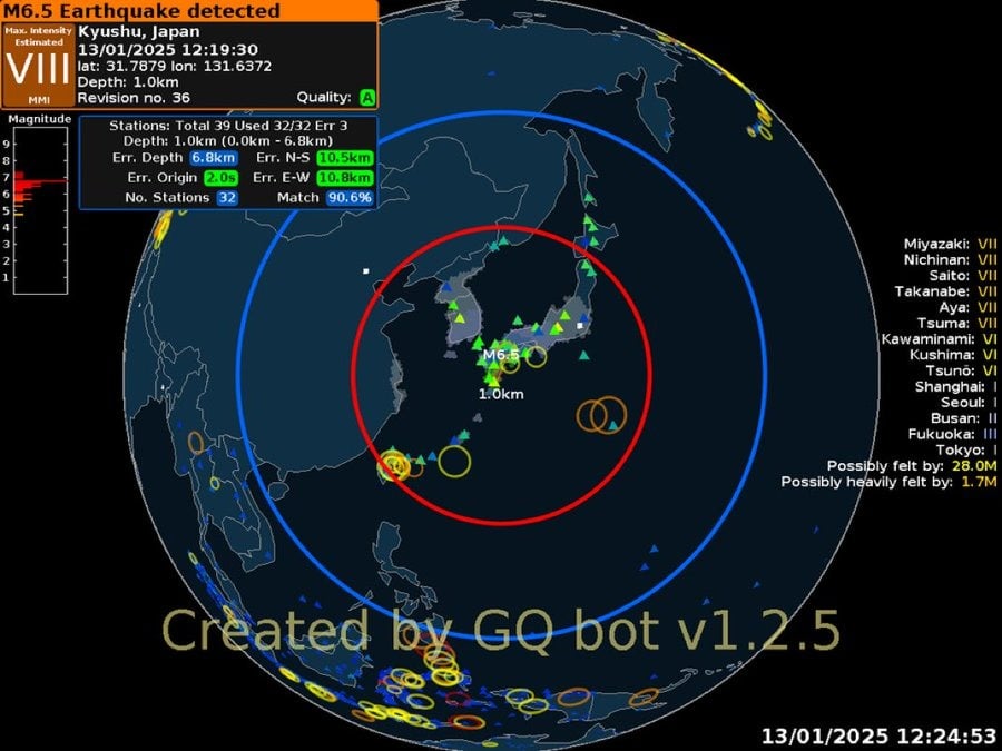 Forte terremoto atinge Japão e país emite alerta para tsunami