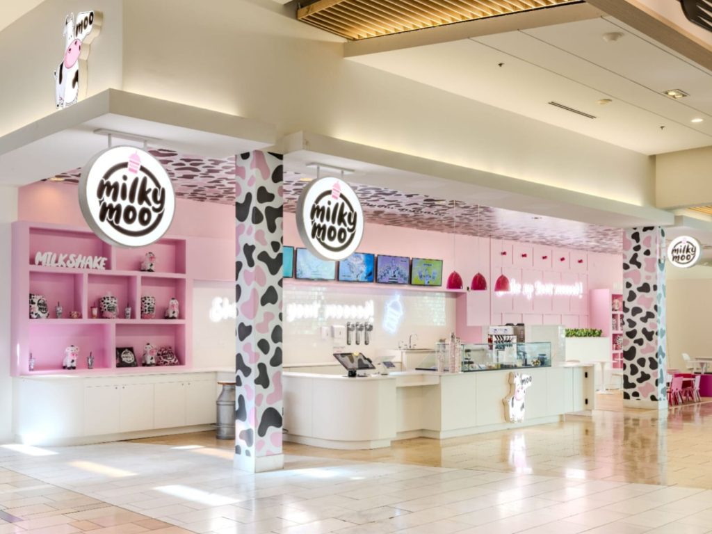 Registro da unidade da Milky Moo inaugurada no Broward Mall, em Plantation, na Flórida. (Foto: Divulgação)