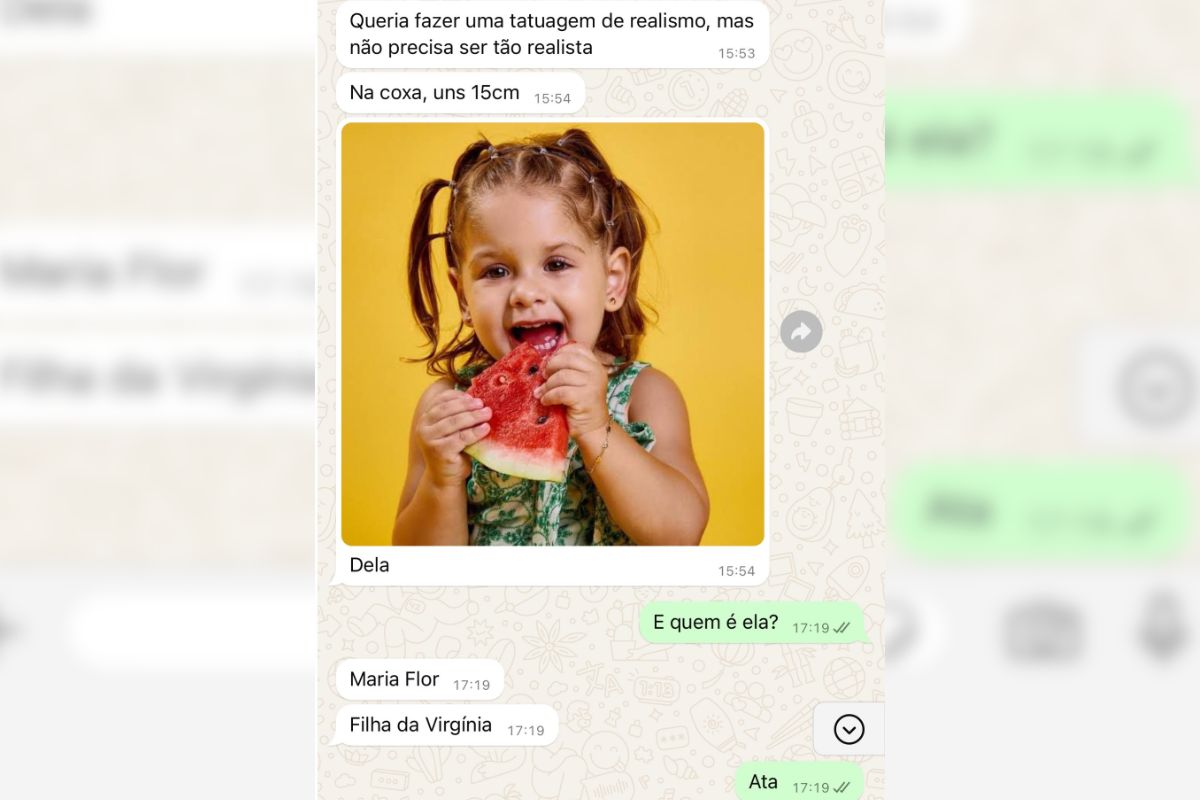 Profissional de Goiás é surpreendido com pedido inusitado de cliente: “tatuagem da FlôFlô”