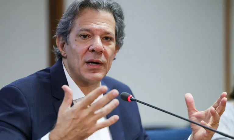 Ministro da Fazenda, Fernando Haddad.