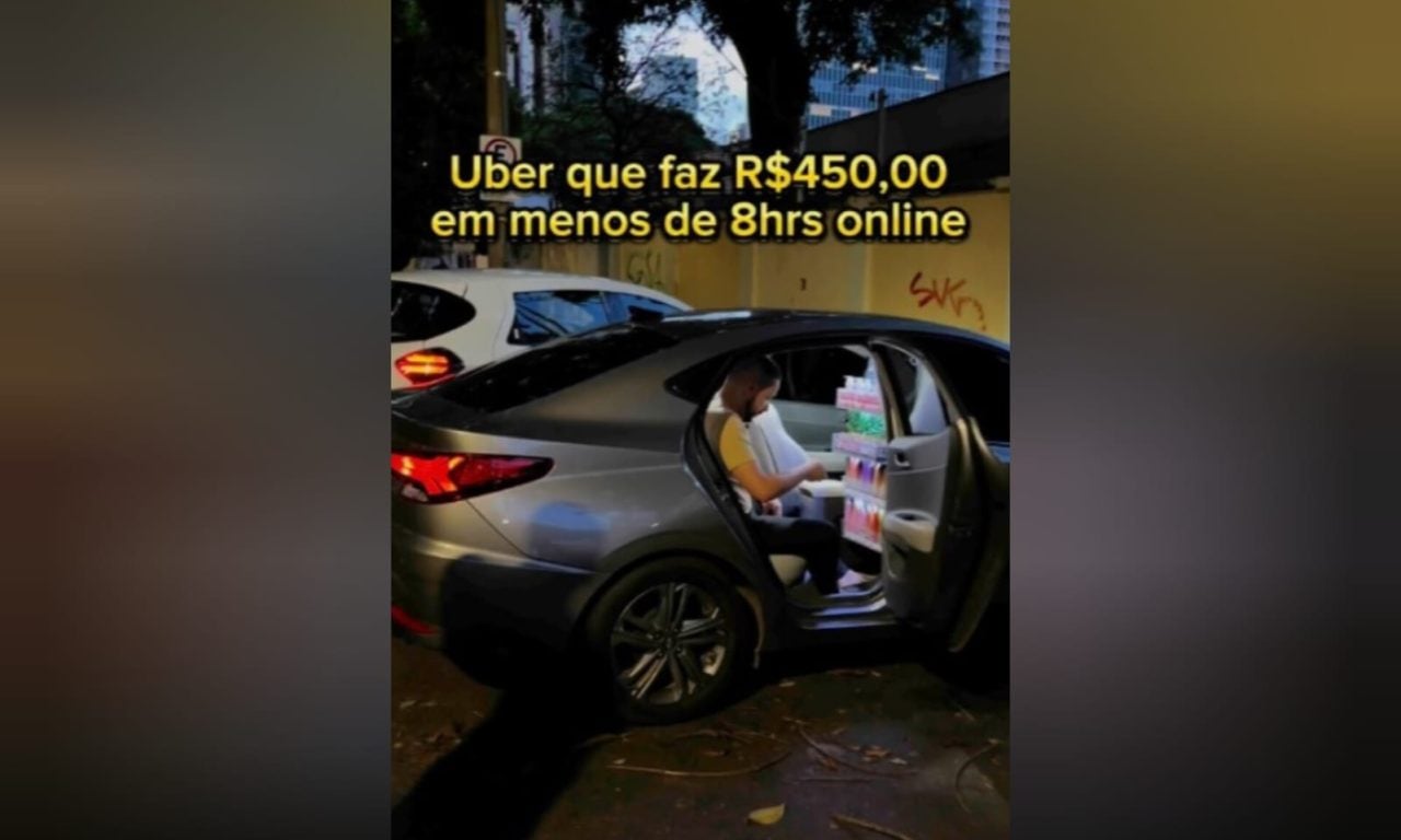 Motorista da Uber explica como consegue ganhar R$ 450 em poucas horas