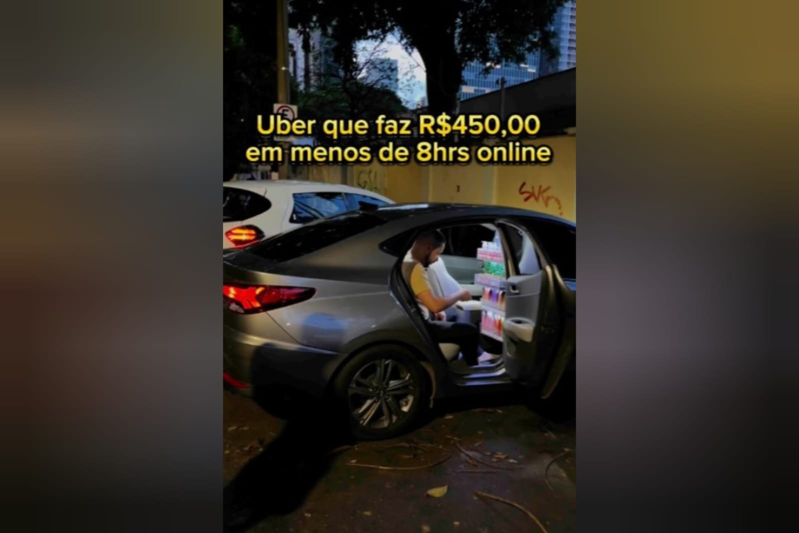 Motorista da Uber explica como consegue ganhar R$ 450 em poucas horas