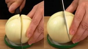 Método simples usa um item comum da cozinha e ajuda a evitar a ardência causada pelo cheiro da cebola
