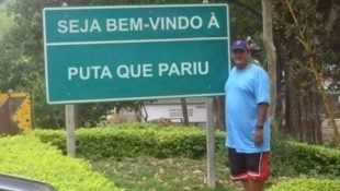 Placas de entrada de cidades com frases únicas e criativas