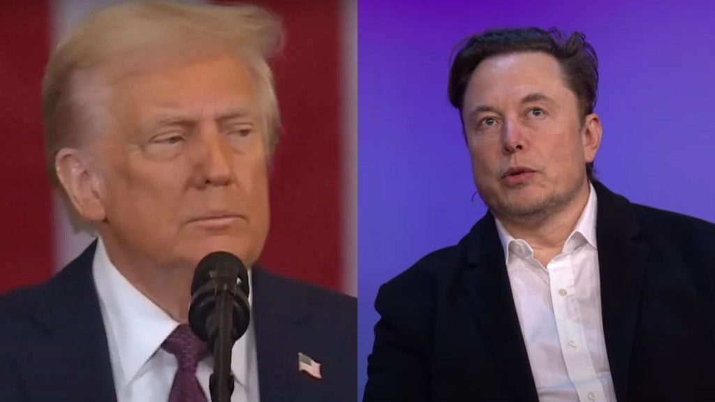 Donald Trump e Elon Musk.