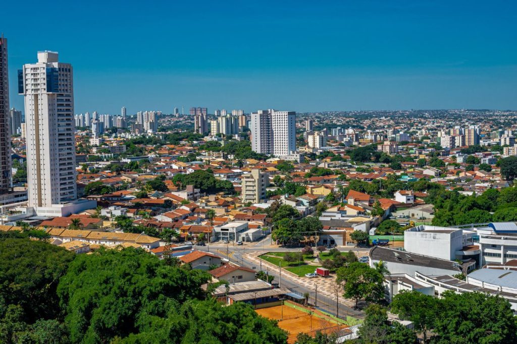 Vista aérea de Goiânia. (Foto: Canva)