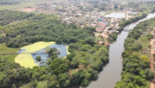 Rio Aporé, que passa pela cidade, é uma excelente opção para prática de esportes. (Foto: Ricardo Aranha)
