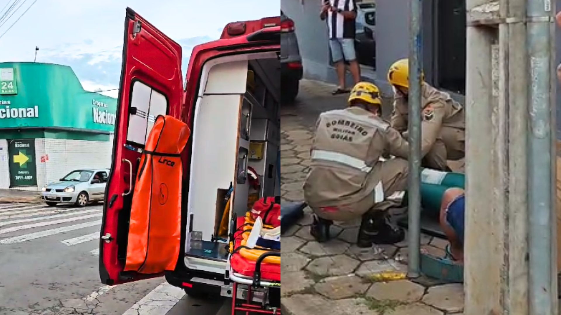 Mulher é atropelada enquanto atravessava a faixa de pedestres em Anápolis; motociclista fugiu