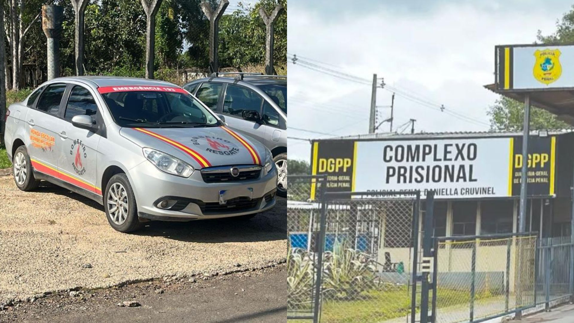 Falso bombeiro é preso ao tentar entrar com crianças no Complexo Prisional de Aparecida de Goiânia