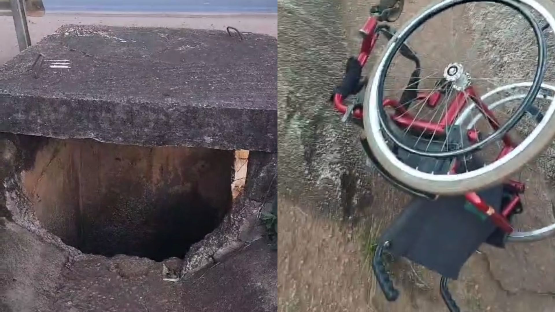 Cadeirante de Anápolis é resgatado após cair em bueiro e caso tem reviravolta ao descobrirem quem ele é