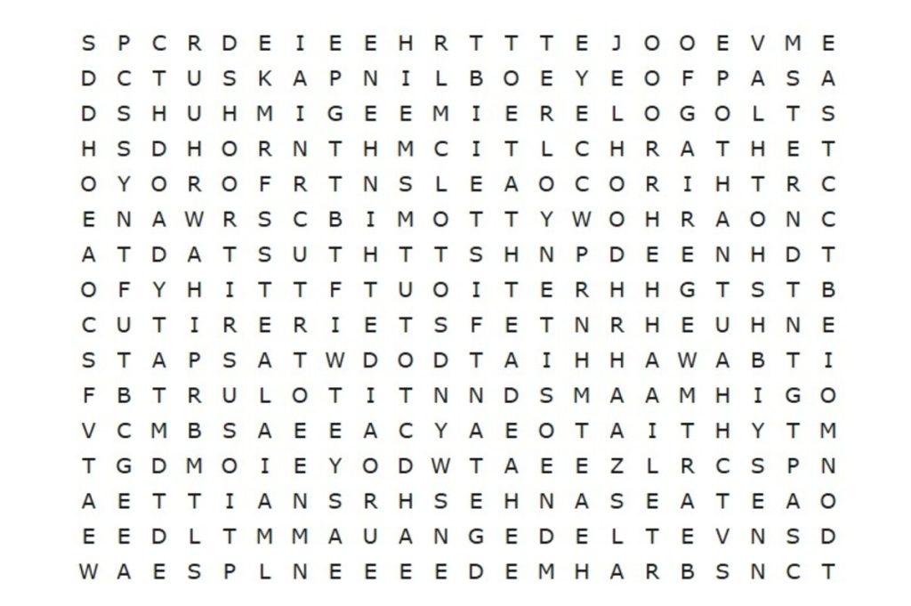 Desafio: você consegue encontrar “AMIZADE” e “AMOR” em apenas 15 segundos neste caça-palavras?