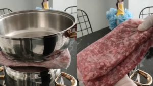 Nem micro-ondas, nem água quente: o truque com panelas de alumínio para descongelar carne mais rápido