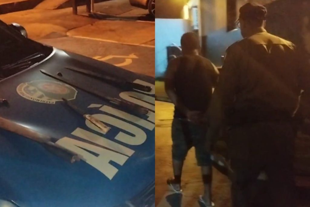 Tio tenta matar sobrinha e namorado com foice após discussão sobre barulho, em Caldas Novas