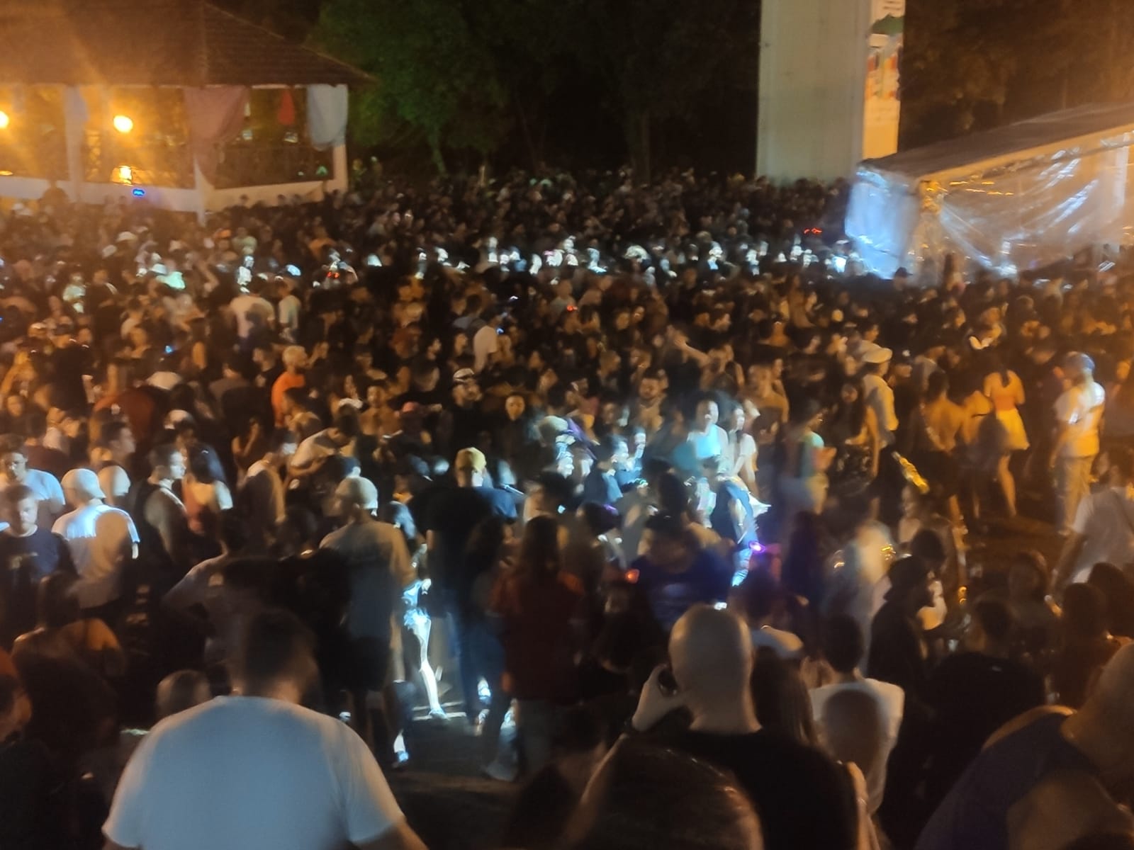 "Lotou, mas não parecia Carnaval", disse a entrevistada. (Foto: Nathalia Leite)