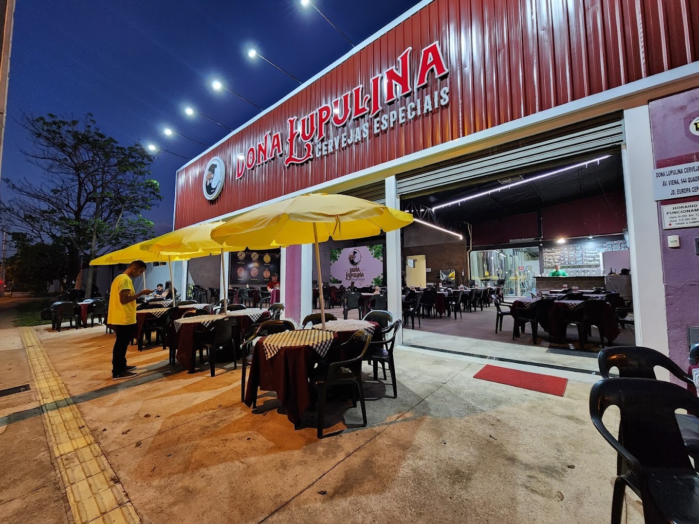 Fachada da cervejaria Dona Lupulina. (Foto: Redes Sociais)