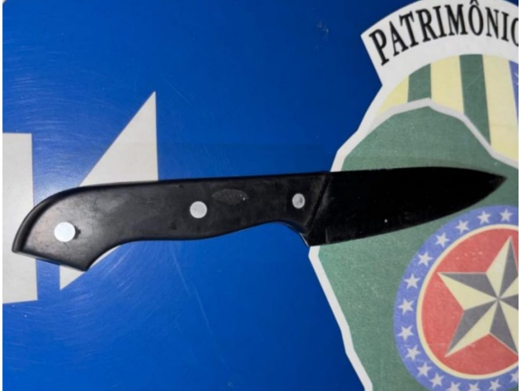 Suspeito também teria utilizado faca para ameaçar companheira de morte. (Foto: reprodução)