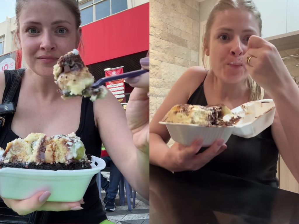 Registro conta com mais de dois milhões de visualizações. (Foto: @grazieats)