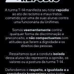 nota de repudio turma