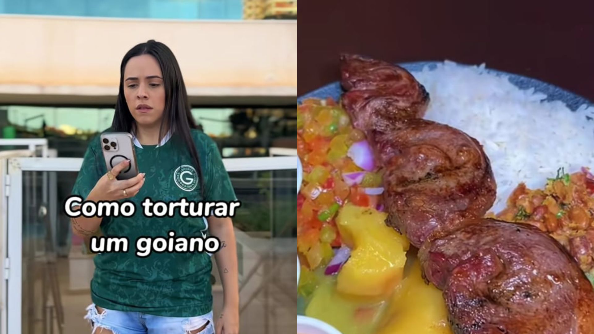 Cantora viraliza ao utilizar comidas típicas para mostrar o melhor jeito de “torturar um goiano”