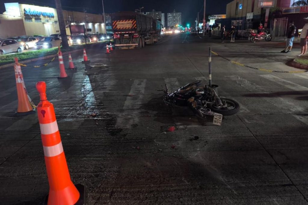 Tragédia em Goiânia: mulher grávida morre após acidente com caminhão na Avenida Anhanguera
