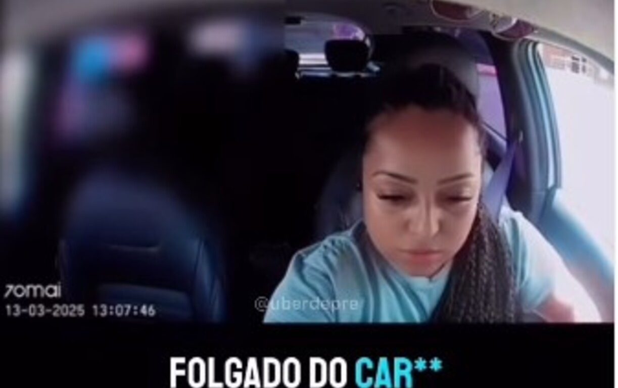 Motorista de aplicativo fica sem acreditar na folga do passageiro durante a corrida