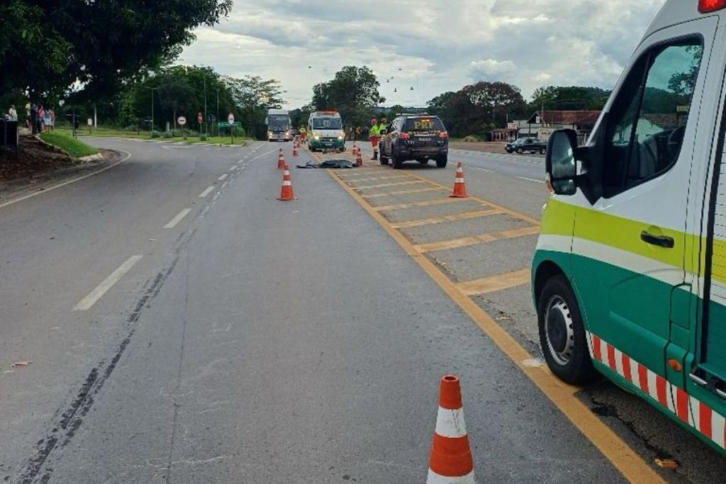 Corpo de ciclista morto na BR-153