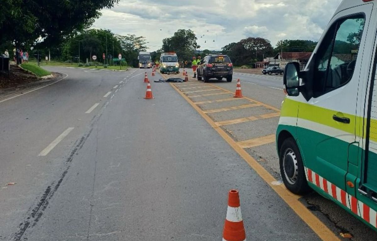 Corpo de ciclista morto na BR-153