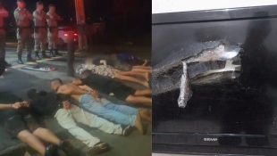 Grupo de torcedores invade e depreda casa errada em Goiânia