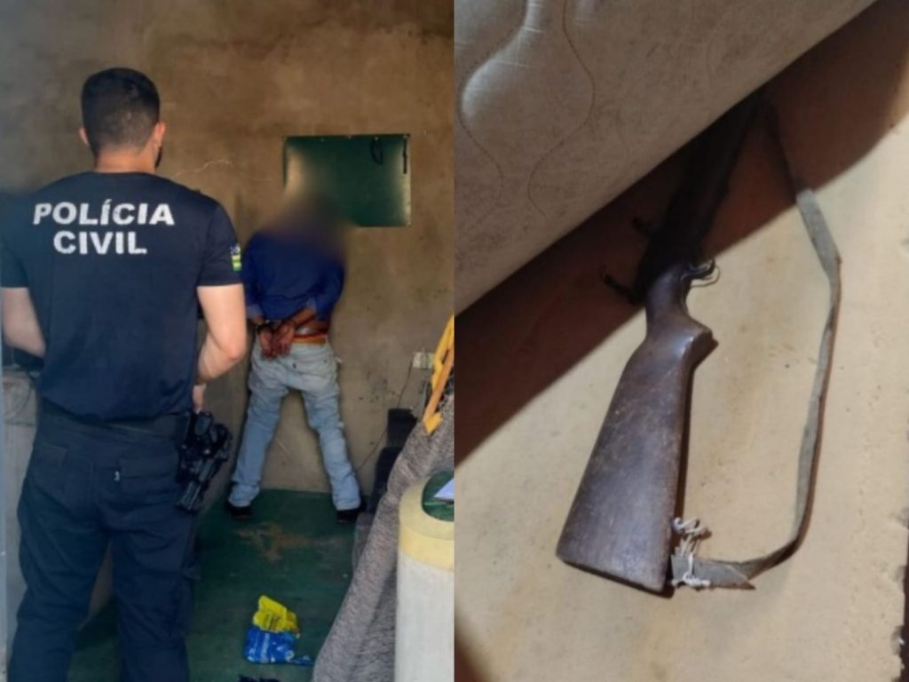 Polícia também encontrou uma arma escondida na casa de um dos suspeitos. (Foto: Divulgação)