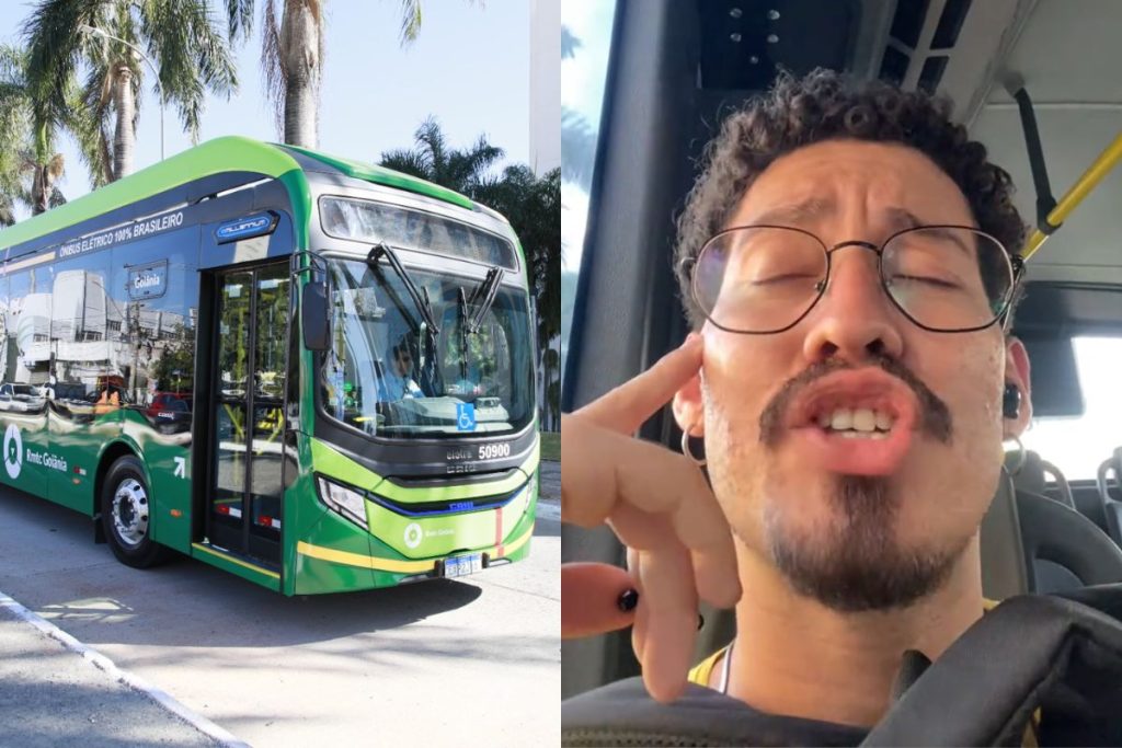 Jovem viraliza ao mostrar "voz com tesão" nos ônibus de Goiânia