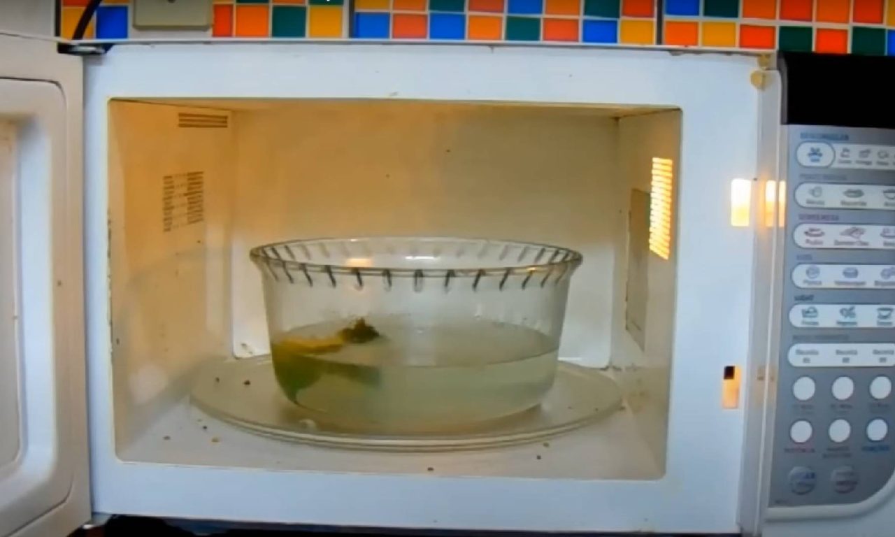 Truque caseiro para limpar o micro-ondas em poucos minutos e deixá-lo brilhando