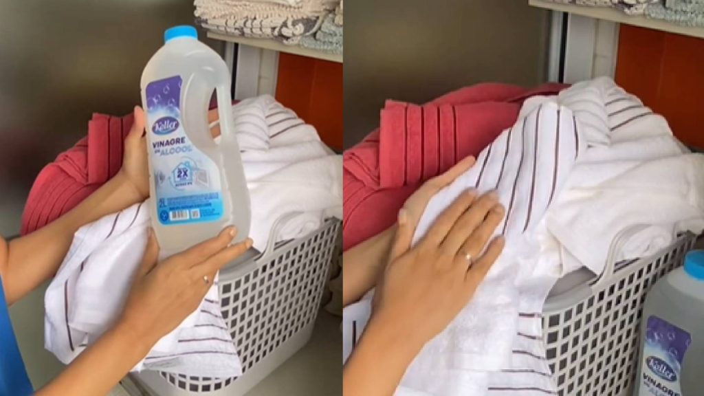 Segredo para as toalhas ficarem macias e branquinhas por mais tempo