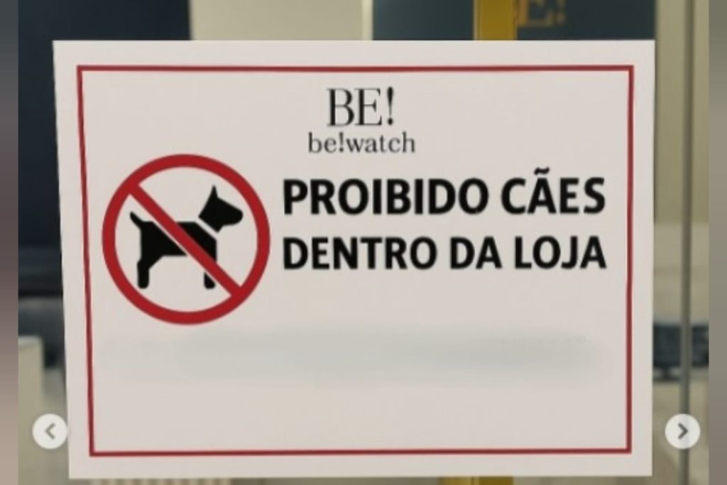 Placa com proibição chama atenção dos clientes: “o gerente não suporta”