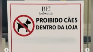 Placa com proibição chama atenção dos clientes: “o gerente não suporta”