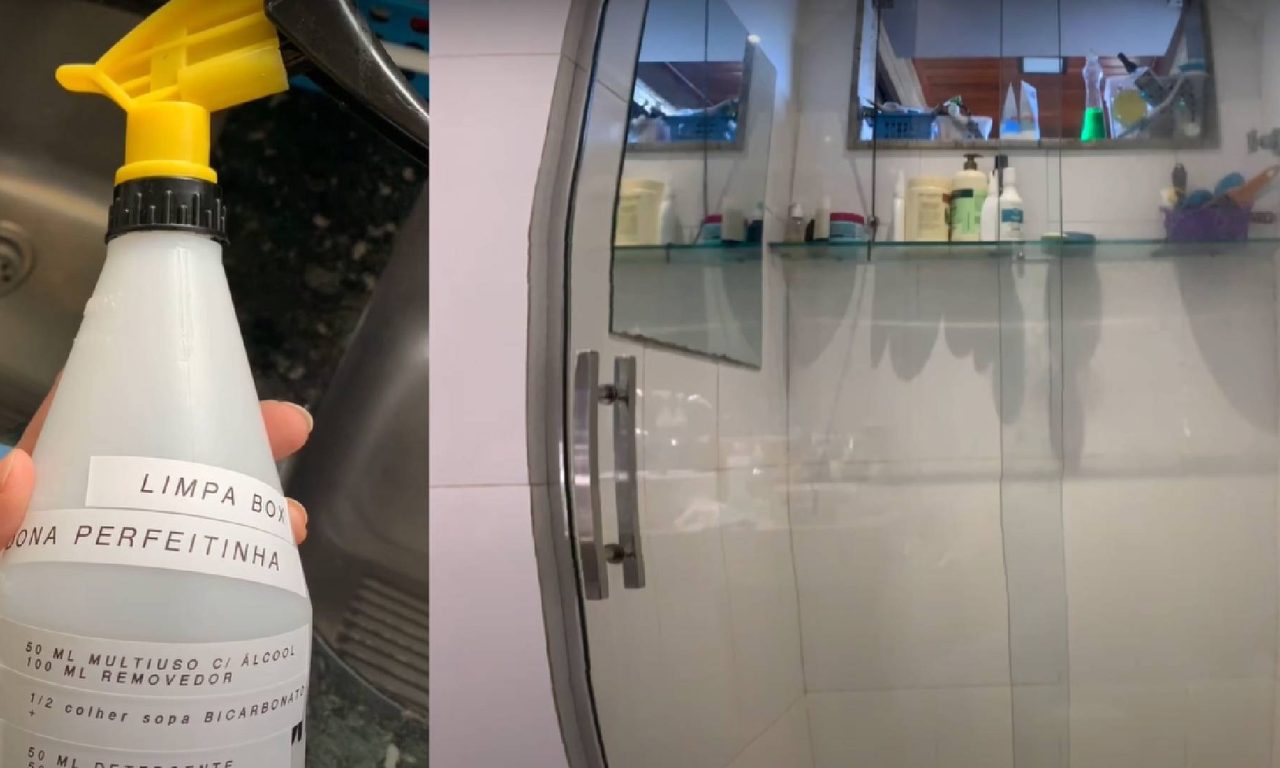 Chega de produtos químicos fortes! Como deixar o box do banheiro brilhando sem esforço