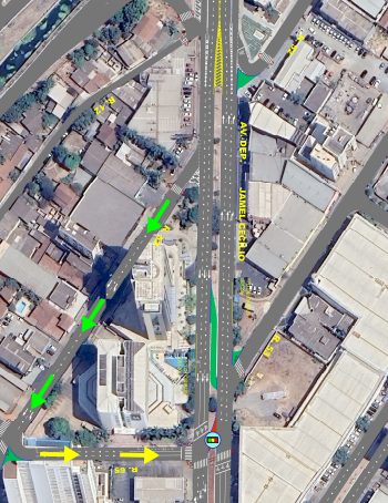 Diversos pontos da via passarão por obras.