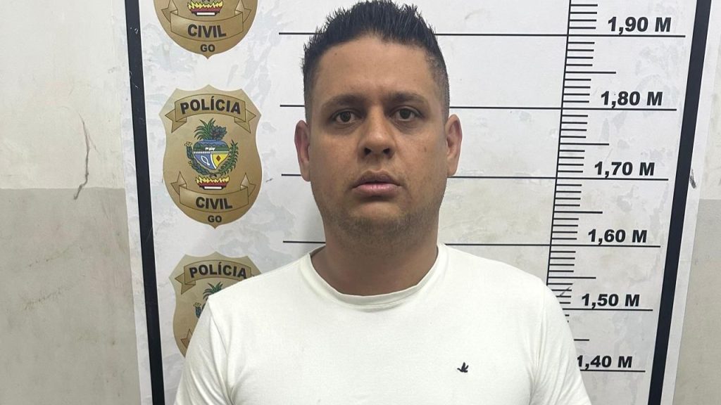 Corretor de imóveis Kesley Dias dos Santos foi preso em Goiânia. (Foto: Divulgação/PC)