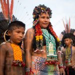 Indigenas da tribo Karajá