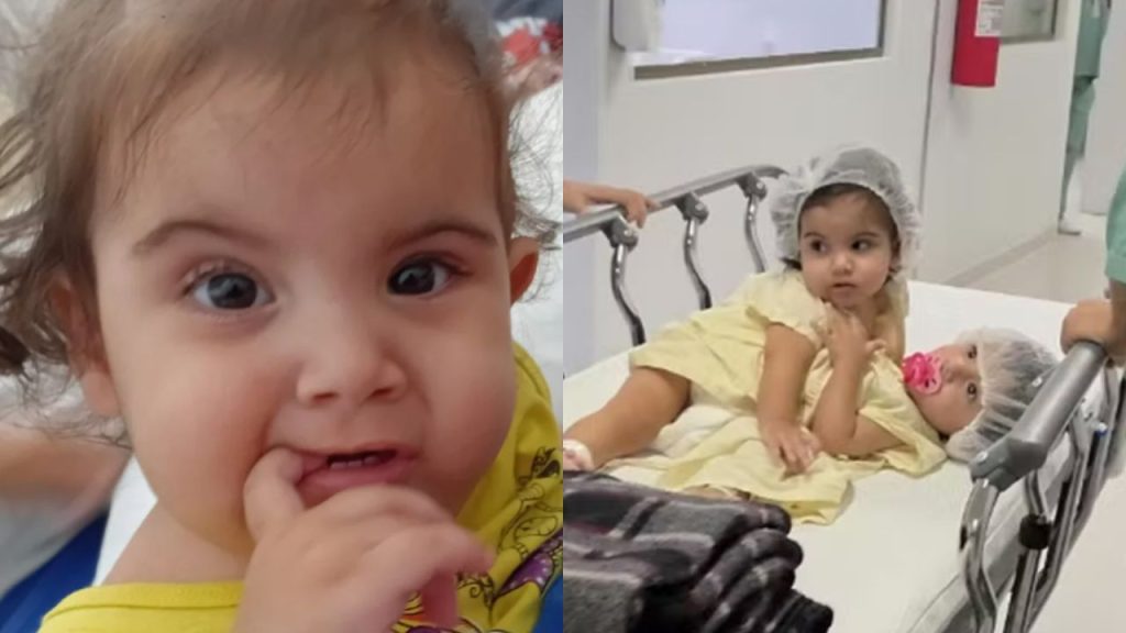 Siamesa Kiraz não resistiu a cirurgia de separação da irmã, Aruna. (Foto: Reprodução/Redes Sociais)